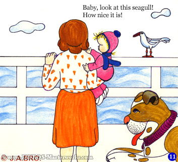 A page from J.A.BRO'S picture book.