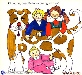 A page from J.A.BRO'S picture book.