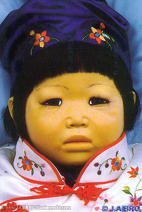 J.A.BRO'S ARTIST COLORED DOLL, TYPE 9, ©1990