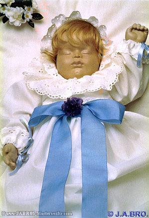 J.A.BRO'S ARTIST SLEEPING BABY, TYPE 4V, ©1986